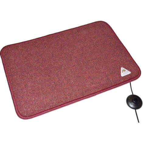 Arnold Rak Heat Master 611259-B tappeto riscaldante bordeaux 90x60 cm