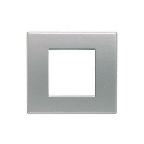 Arnould 22920 - série Light - Plaque 1 poste - Aluminium satin