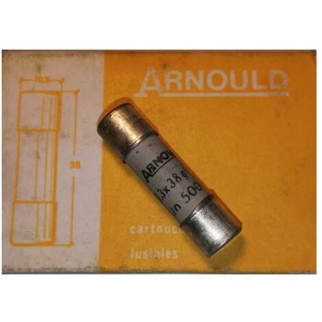 Arnould 23572 Fusible 6A - Ø10,3x38mm - type gF
