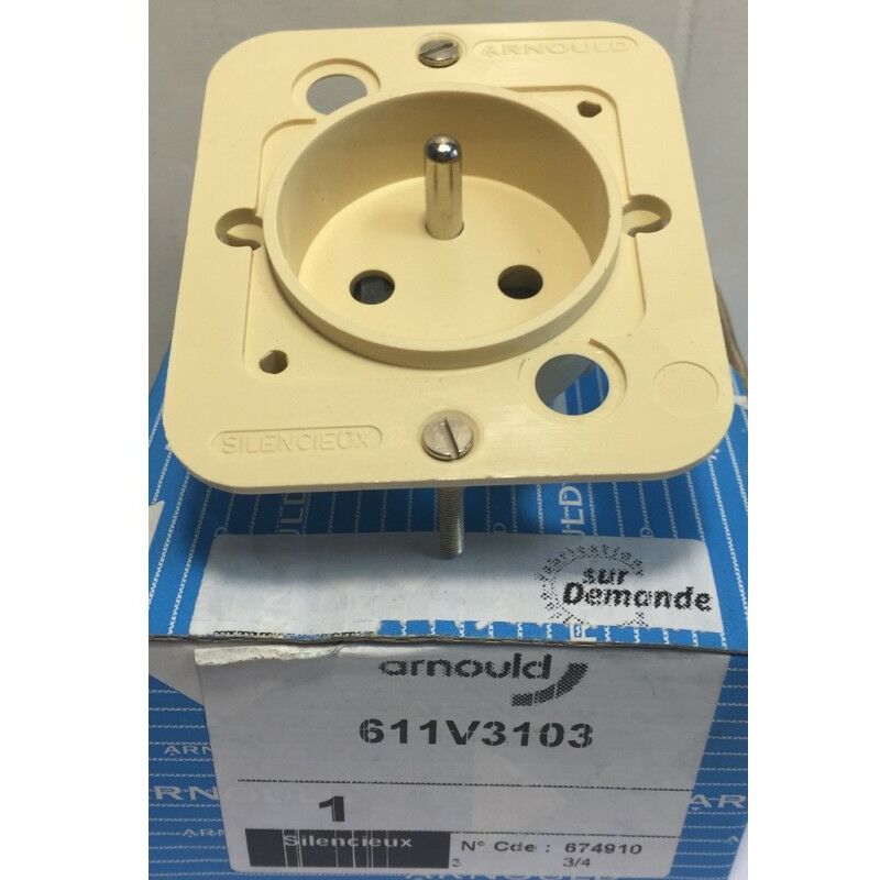 611V3103 - Prise 2P+T - série Silencieux - ancien modèle - Arnould