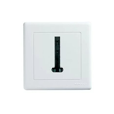 Arnould 63240 Prise Téléphone 8 plots blanc - PROFIL 2