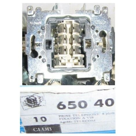 Arnould 65040 Prise téléphone 8 plots - Club