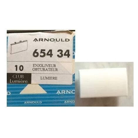 Arnould 65434 Enjoliveur Obturateur blanc - CLUB LUMIERE