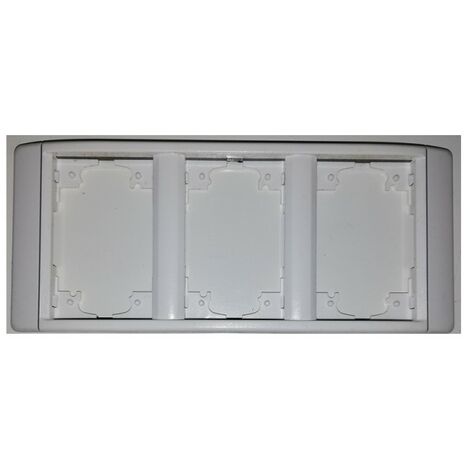 Arnould 65860 Plaque 3 postes verticaux lumière