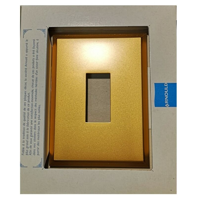 

Arnould 66600 Placa 1 trabajo para la palanca de mando - Stil Prestige - Oro