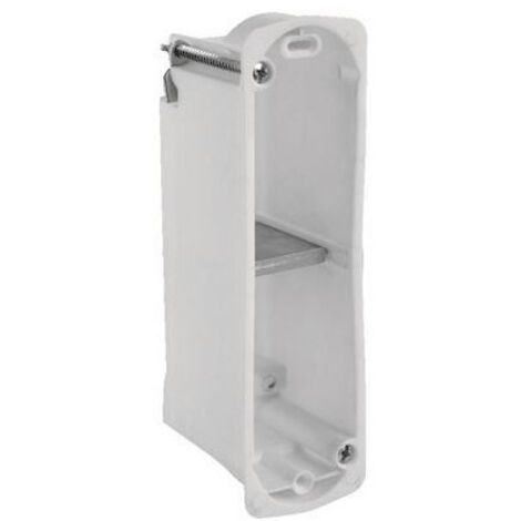 Arnould – Boîte d'encastrement multi matériaux 50mm – Petit rectangle double – Rangement pour outils – Solution esthétique et pratique