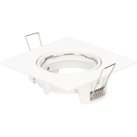 Aro basculante cuadrado empotrable Chandur Blanco