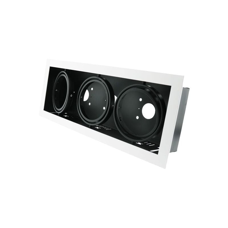 

Aro Cardan Triple para Bombilla LED AR111 Blanco / Negro - Iluminashop