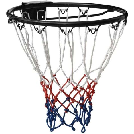 Aro de baloncesto negro de acero de 45 cm