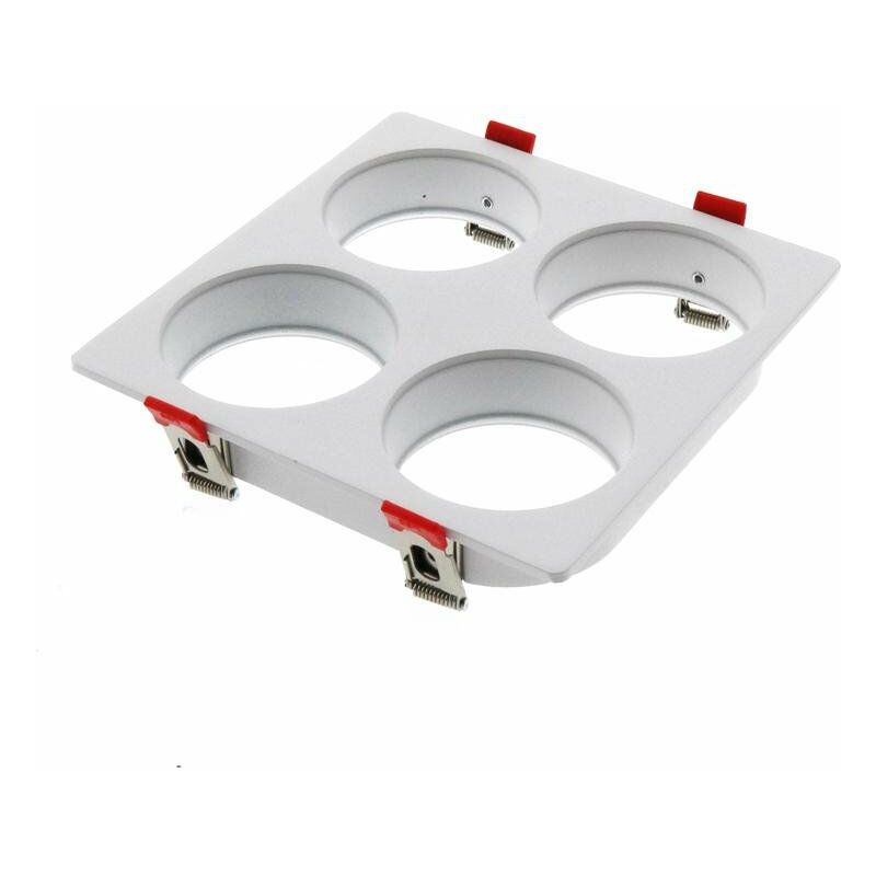 

Aro de Empotrar Blanco Para 4 Módulos 10W Serie Cobfix Blanco | IluminaShop