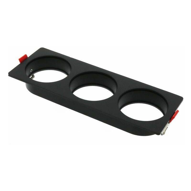 

Aro de Empotrar Negro Para 3 Módulos 10W Serie Cobfix Negro | IluminaShop