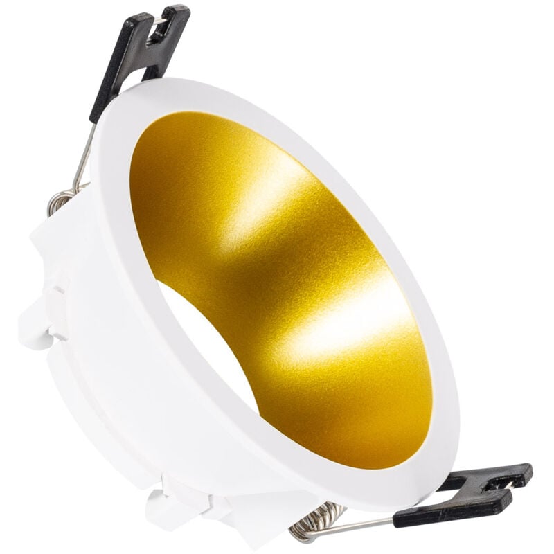 

Aro Downlight Cónico para Bombilla LED GU10 / GU5.3 Corte Ø 75 mm Dorado - Dorado
