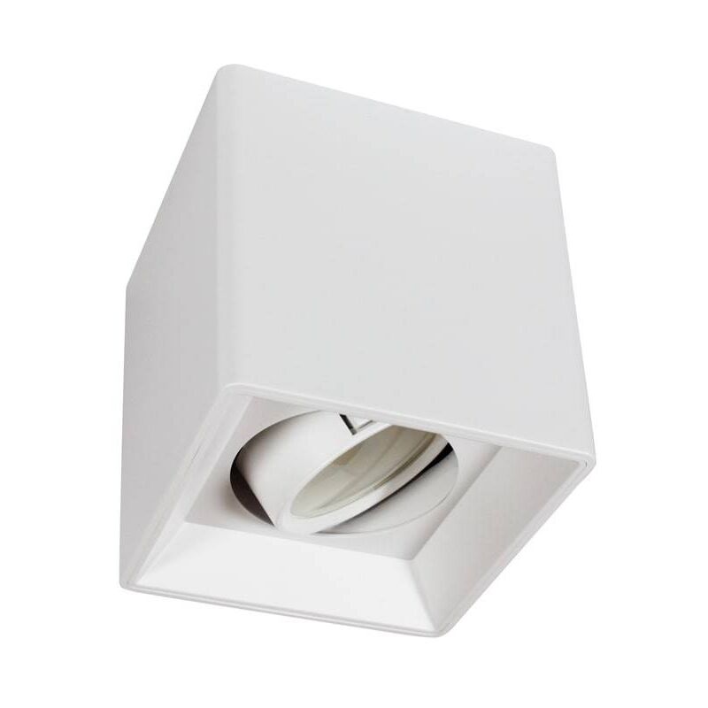 

Aro downlight de superficie orientable GU10, MR16 | Blanco