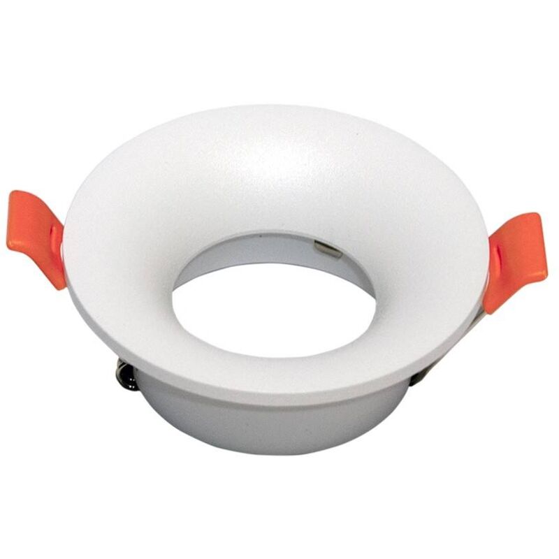 

Aro downlight empotrable de aluminio aluminio corte Ø75mm | Blanco Mate