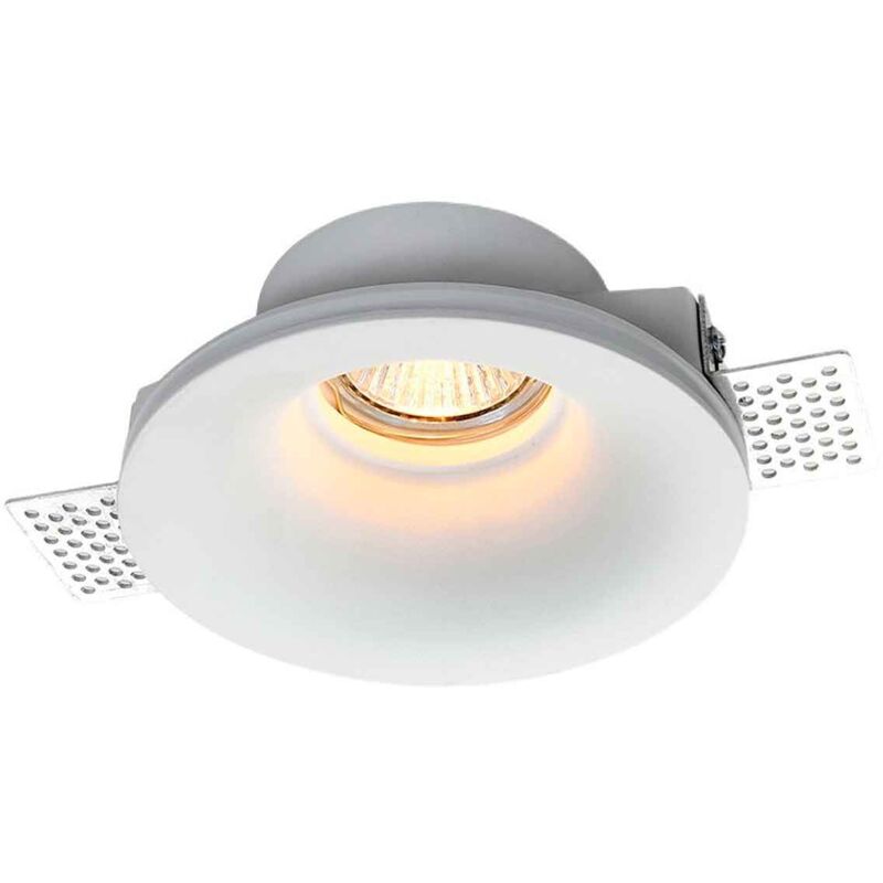 

Aro downlight empotrable redondo de Escayola GU10 trimless