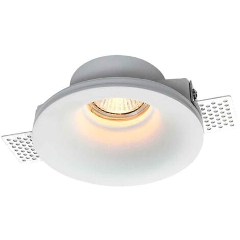 Foco LED 6W multicolor empotrable 6cm redondo blanco plata GU10 efectos luz  de color 230V LUZ RGBW 6000K BLANCO