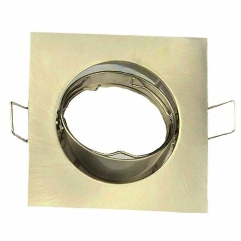 

Aro empotrable basculante cuadrado Oro viejo