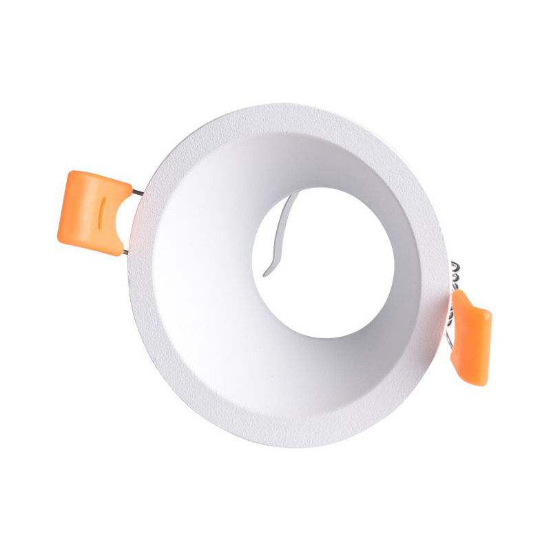 

Cristalrecord - Aro empotrable de aluminio redondo blanco modelo Living 81x41mm. (Cristal Record 01-076-01-000)
