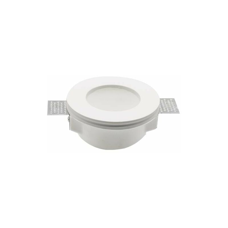 

Aro empotrable Frost Glass para bombilla LED GU10 yeso circular blanco