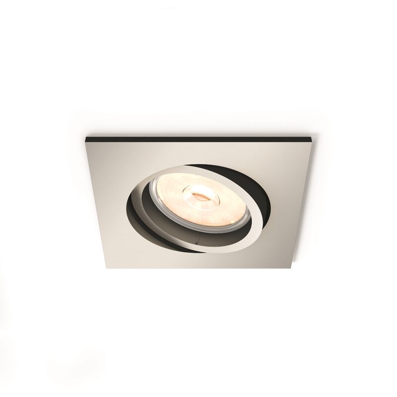 

Aro Empotrable Philips Donegal Cuadrado Níquel Satinado GU10 (PH-8718696160961)