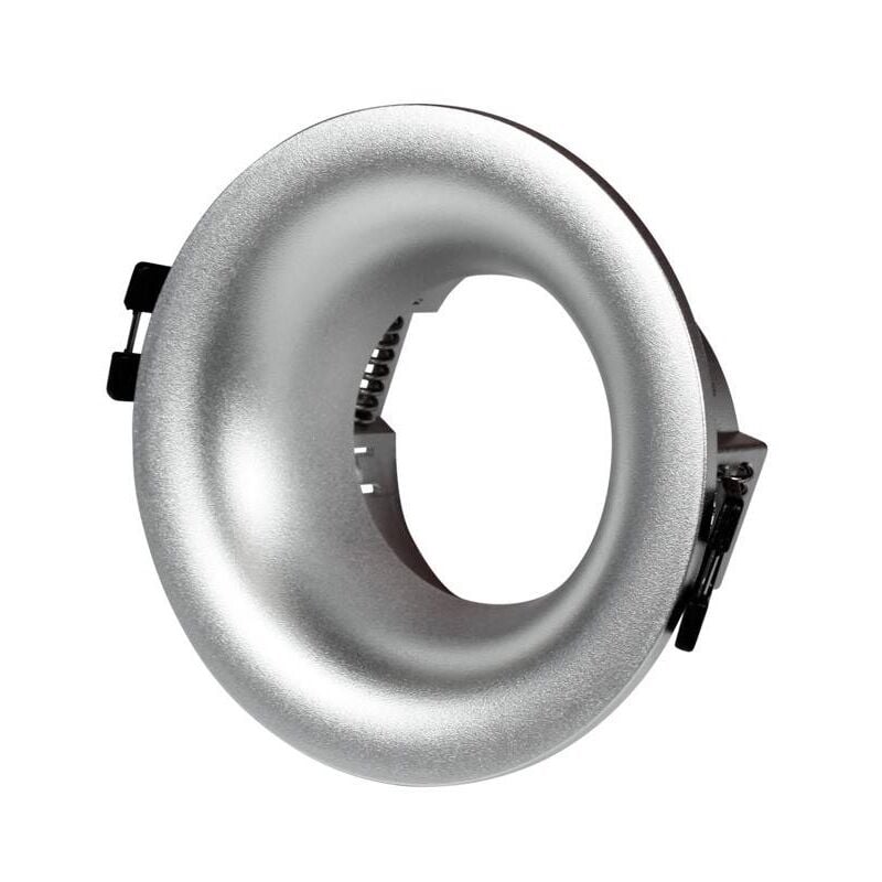 

Aro empotrable redondo Ø70mm GU10, MR16 | Plata