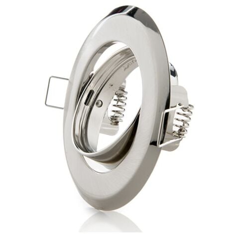 GREENICE Aro Foco Downlight Circular Basculante Acero 92M