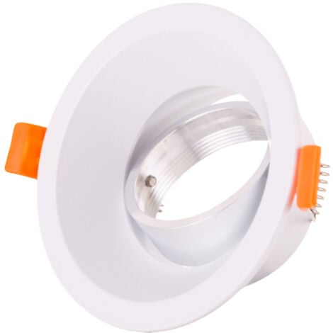 Aro Foco Downlight  Circular GU10 Ø99Mm - Blanco