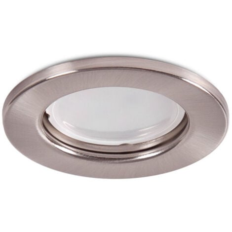 GREENICE Aro Foco Downlight Circular "Sara" Acero 81mm - Satinado