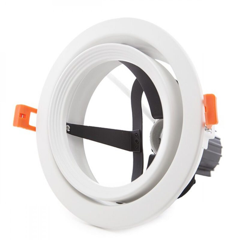 

Aro Foco Downlight Par 30 E27 (Sin Lámpara) Blanco (KD-549-ARO-PAR30-E27)