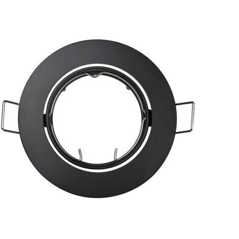 Aro halógeno oscilante, negro mate  EDM 35906
