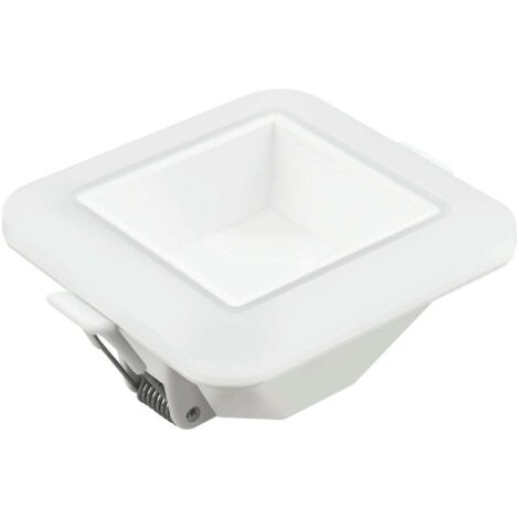 Aro led matel cuadrado 3 intensidades 8W 6400K