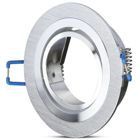 ARO orientable aluminio redondo encastrable aluminio pulido ø91x25