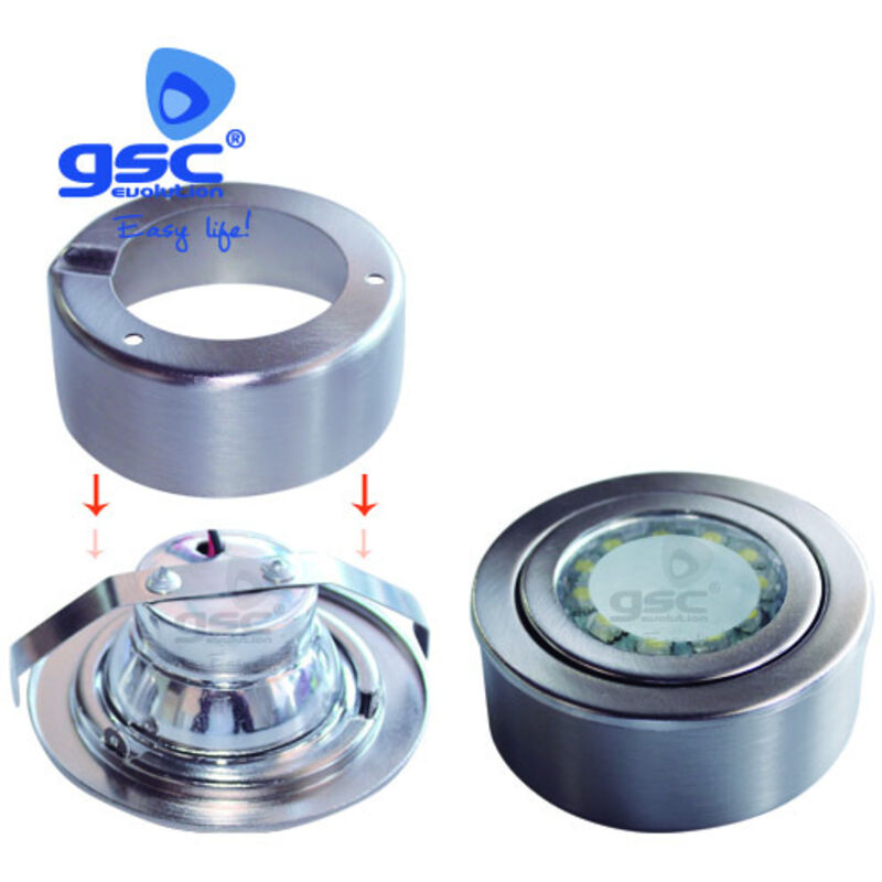 

Aro redondo de superficie y empotrar LED 3W 285lm 3000K 0703408 - GSC