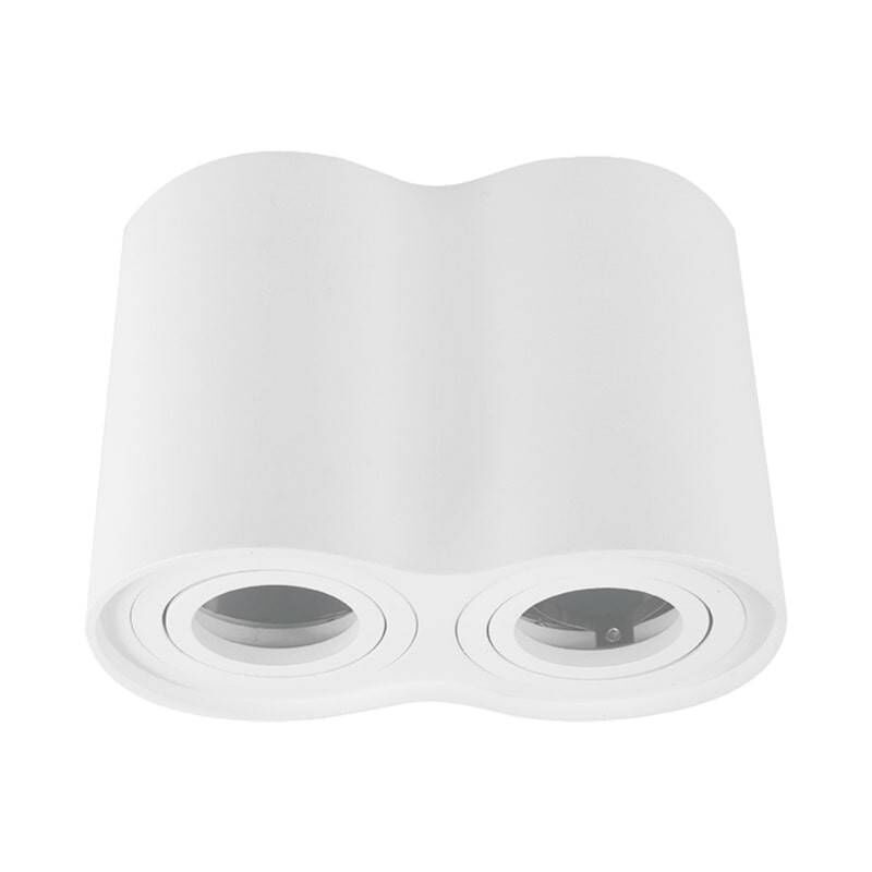 

Aro superficie doble orientable mini 'SENSA' GU10 | Blanco