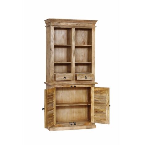 AROLD - mobile in legno di mango con 2 ante e 2 cassetti