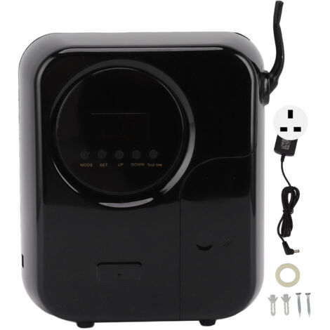 Aromatherapie-Diffusor für ätherische Öle – Schwarz, UK-Stecker, 100–240 V – Ideal für Hotels, Spas und Wellnesszentren