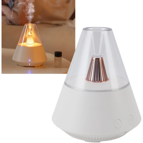 Aromatherapie-Diffusor und Luftbefeuchter mit LED-Beleuchtung, 150 ml, weiß, 5 V/5 W, für Büro und Schlafzimmer