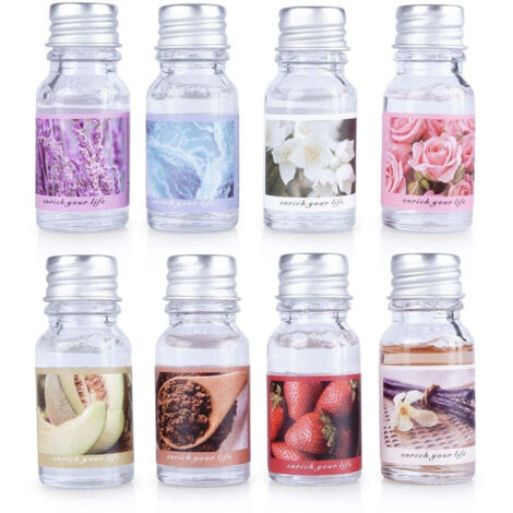 Aromatherapie-Set, 8 Düfte, 10 ml