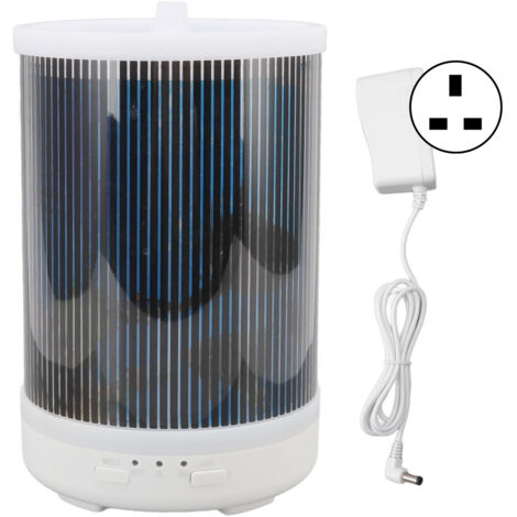 Aromatherapy Mist Humidifier 250ml Low Noise Essential Oils Diffuser with Underwater World Dynamic LED Light for Home 100‑240V UK Plug
