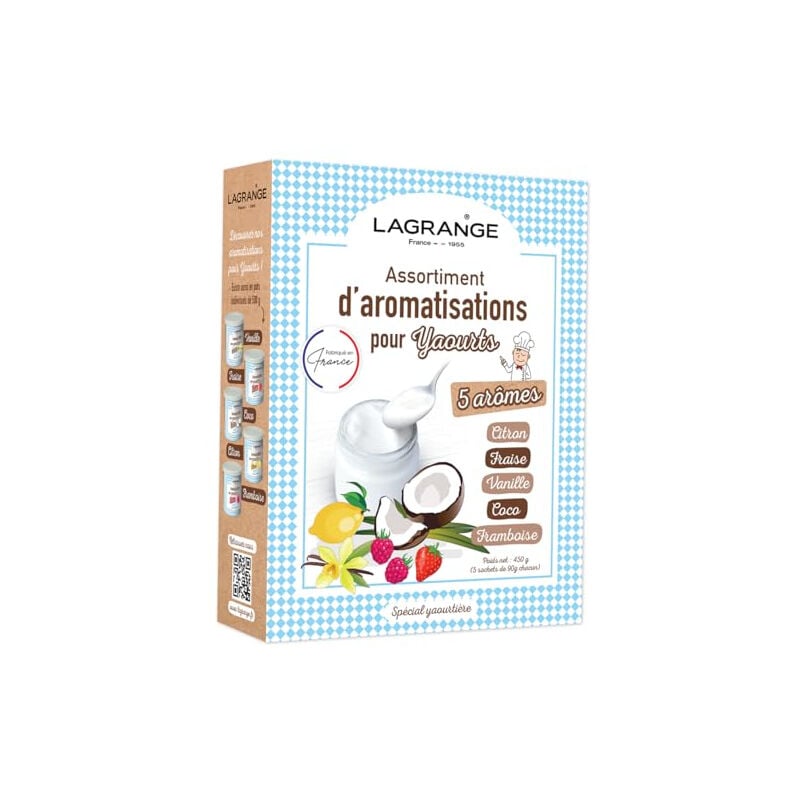 Aromatisation 5 parfums citron fraise vanille coco framboise framboise Lagrange 1231257