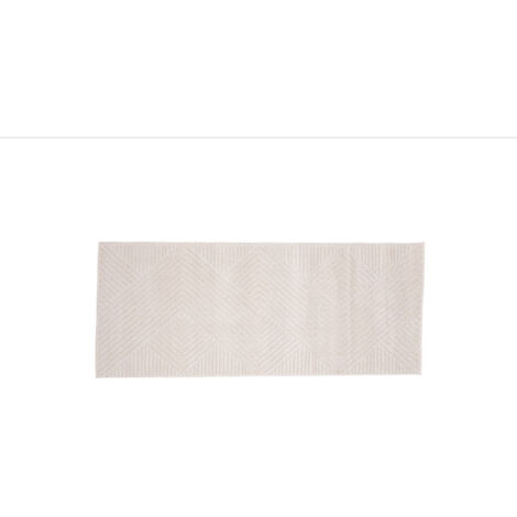 Aron tapis 200x80cm blanc.