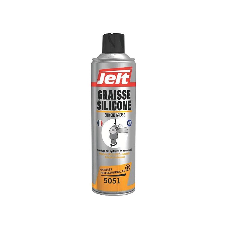 Jelt - Aérosol de graisse silicone en 650 ml