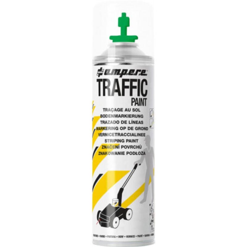 Ampere - Aérosol de marquage au sol Traffic Paint 500ml Vert