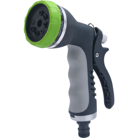 AROZ Pistolet d'arrosage pomme multijet automatique bi-matière