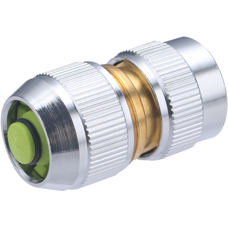 

AROZ Racor de conexión de 6 bolas automático con válvula Agua stop para manguera de riego diámetro de 15 mm