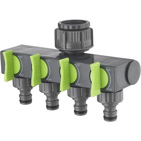 AROZ Sdoppiatore 4 uscite automatico in plastica femmina 1'' - 3/4''