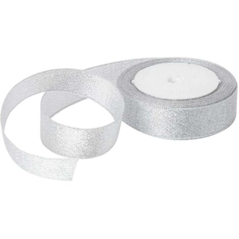 ARPIMEX Nastro Natale Sparkles H 25 Mm L 11 Mt Silver