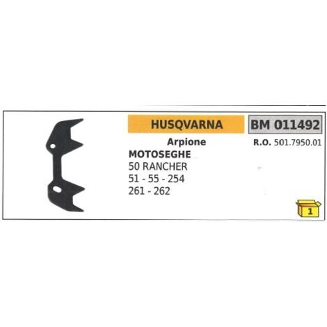 Arpón HUSQVARNA para motosierra 50 RANCHER 51 55 254 261 262 011492
