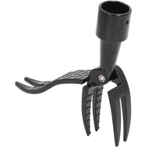 Arrache-herbe manuel léger en aluminium, 4 dents pour désherbage efficace jardin