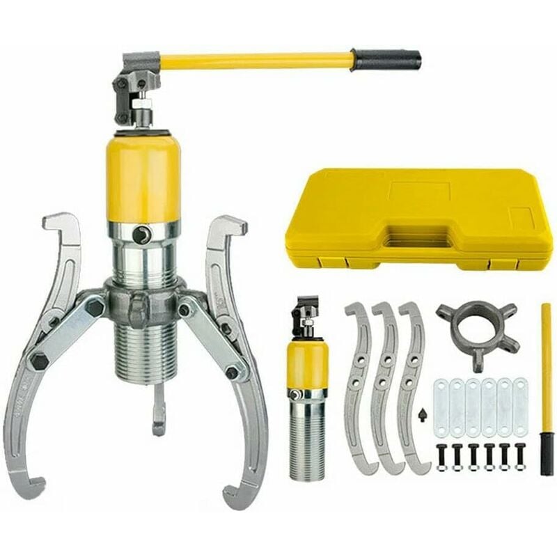 Arracheuse hydraulique 20T Arracheuse de moyeu de roue réglable Arracheuse hydraulique intégrée en fonte avec 3 bras